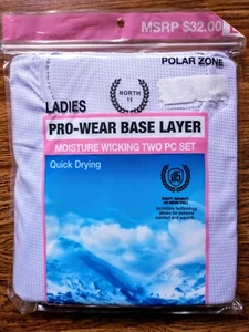 North 15 Ladies Pro Wear Base Layer TWO PIECE SET Size L - Picture 1 of 8