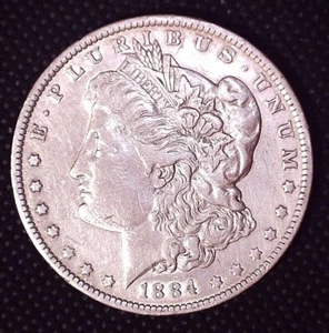 1884-O Morgan Silver Dollar New Orleans Mint 1 $ #087 - Bild 1 von 2