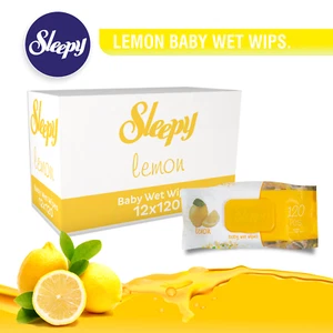 SLEEPY Baby Wipes 1440 -count, Extra-Large, with LEMON FREE SHIPPING - Picture 1 of 8