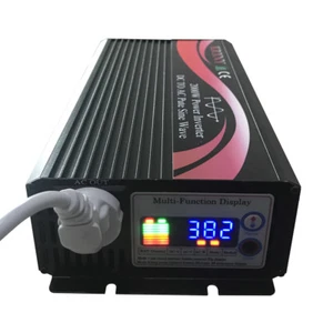 LCD Off Grid Pure Sine Wave Power Inverter 1500W / 2000W 12V / 24V a 230V 50HZ - Imagen 1 de 14