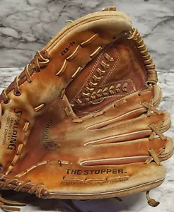 Spalding Baseball Glove. The Stopper 42-623. Leather. Victory Web. - Picture 1 of 11
