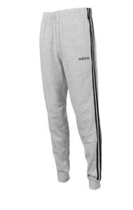 Pantalones deportivos Adidas para hombre 2XL Essential grises 3 bolsillos a rayas negras i - Imagen 1 de 11