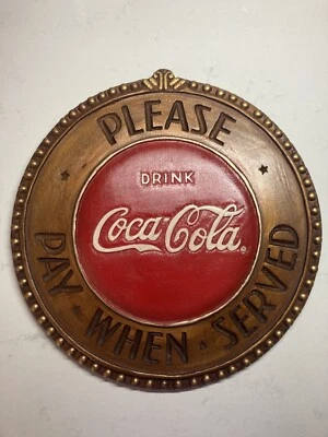 1997 Limited Edition Coca-Cola Replica Wall Sign/1000 - Image 1 of 3