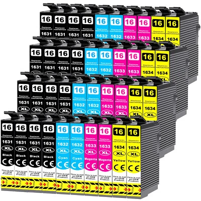 Druckerpatronen Kompatible für Epson 16 XL WF 2760 2750 2650 2630 2530 2510 2010 - Bild 1 von 4