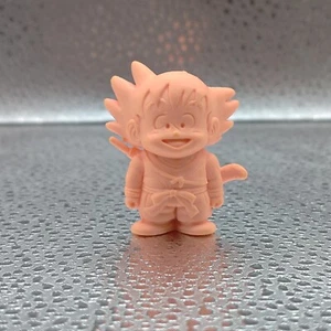 Dragon Ball Vintage Rare Eraser Part 1 #1 Son Goku A Pale Orange Kinkeshi 1980s - Picture 1 of 4