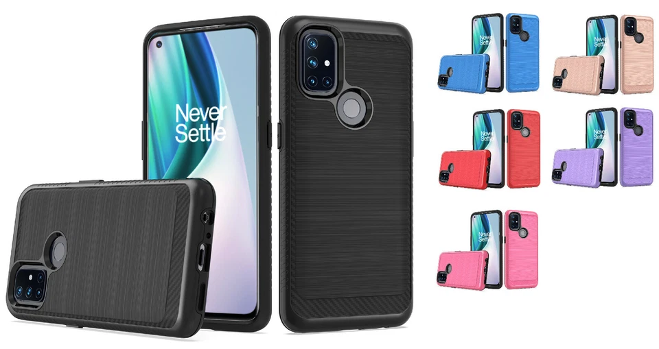 For OnePlus Nord N10 5G BE2029 Slim Lining Hybrid Case Phone Cover - Image 1 of 1