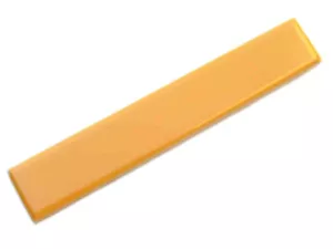 Fliesenbordüre 14,8x2,5 cm Fliesenbordüren Z-730 gelb glänzend flach unifarbig - Bild 1 von 3