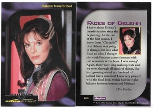 Babylon 5 Special Edition Trading Cards Faces of Delenn #D3 Skybox 1997 - Picture 1 of 1