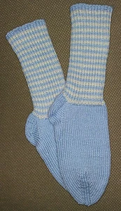 NEW Warm and Soft Hand Knit Socks (9.0 inches length) - Picture 1 of 1