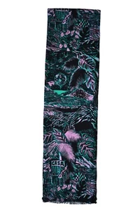 Paul Smith Mainline Tubular Woodcut Chile Print Scarf Silk/Wool Brand New - Picture 1 of 7