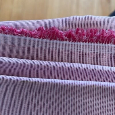 Tela de camisas 100 % algodón - punto rosa/rojo mota Foto 1 de 4