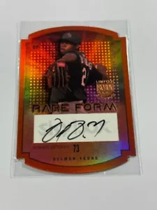 Skybox 2004 edición limitada forma rara cobre automático/99 Delmon Young #RFA-DY automático - Imagen 1 de 2