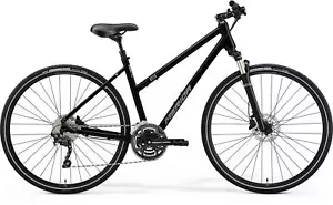 Merida CROSSWAY 300 BLK/SLVR LADY S 2022 Trekking City commuter Fitness Bike - Picture 1 of 2