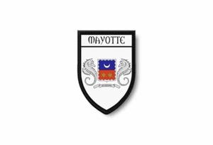 Patch ecusson termocollant bord brode drapeau imprime mayotte - Imagen 1 de 1