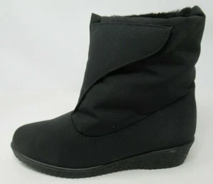 TOE WARMERS WOMEN'S EASY ON BLACK WATERPROOF MID-CALF BOOTS SIZE: 7/M - Picture 1 of 6