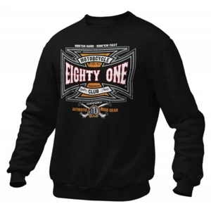 49 Hells Angels Ride m Hard  Support81 sweater  Big Red Machine Black 5544 - Bild 1 von 4