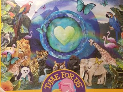 Rompecabezas EXOTIC PLANET Hasbro Jungle Animal Leones Elefantes Pájaros 300 lg PC Foto 1 de 4