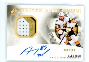 2020-21 SP AUTHENTIC LIMITED AUTO PATCH MATERIAL /100 ALEX TUCH - VEGAS !!! - Imagen 1 de 1