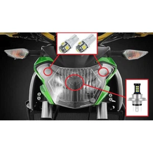 For Kawasaki Z650 Z series PRO KRT LED Headlight Pilot Park Lights Bulbs Set - Picture 1 of 11