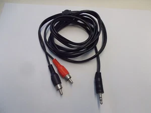 Cable adaptador, 1 x clavija 3,5 mm a. 2 x Cinch macho, longitud aprox. 1,8 m, #X- 23-22 - Imagen 1 de 2