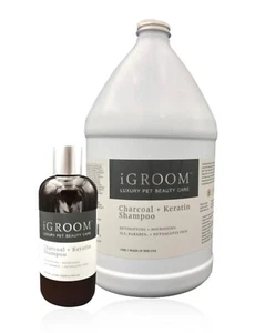 iGroom Charcoal + Keratin Dog Shampoo - Detoxifying & Nourishing - Picture 1 of 1