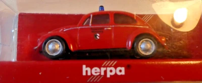 Herpa 044165 H0 1:87 VW Käfer Pompieri Norimberga Nuovo IN Conf. Orig. - Immagine 1 di 2