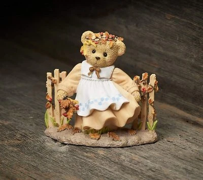 Roman Cherished Teddies, Sarah Thanksgiving Figure, 3.75" H, New in Box