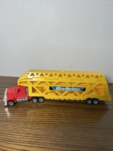 Vehículos Hasbro G1 1988 Big Rig Hauler rojo amarillo micro máquinas - Imagen 1 de 9