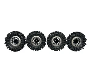New Proline Black Mamba 2.6” Mud Truck Tires W Vitavon Crush Lock Wheels #16558 - Picture 1 of 3