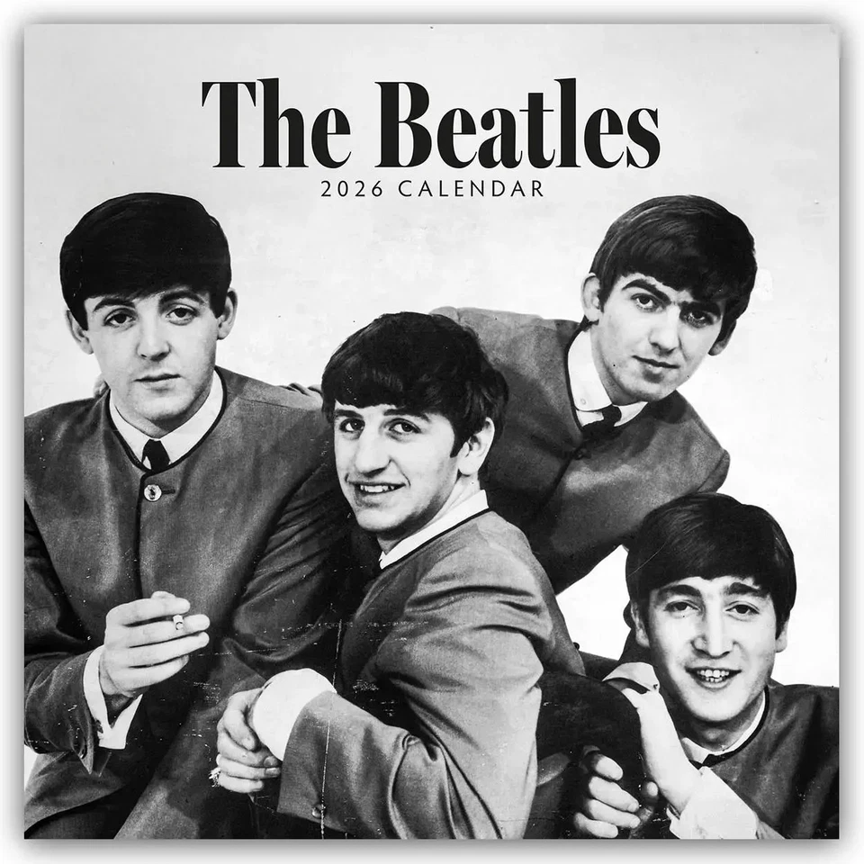 BROWNTROUT VERLAGS GMBH The Beatles 2026 - 16-Monatskalender Robin Red Kalender Browntrout Wandkalender
