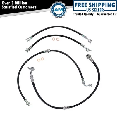 Juego de mangueras de freno para Nissan Frontier 2005-2019 2009-2012 Suzuki Equator Foto 1 de 4
