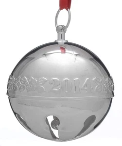 Wallace Silber Schlitten Glocke - Silberplatte Ornament Christrose - verpackt 10293215 - Bild 1 von 1