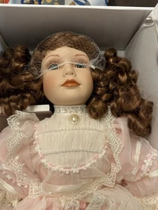 NWT Court of Dolls Design by Jenny 28" Tall Prudence Pink Dress Hat Coa - Picture 1 of 11