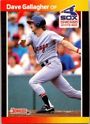 1989 Donruss #384 Dave Gallagher - Image 1 of 2