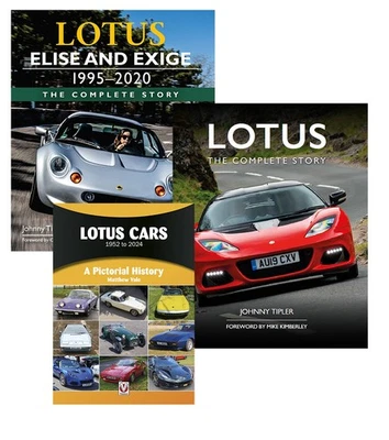 Lotus: автомобили 1952 до 2024, полный рассказ, Elise и Exige 3 книга комплект - Изображение 1 из 4