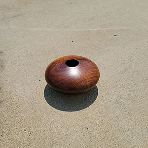 Mid Century Modern signierte Nussbaum Schale Vase gedrechselt rude Osolnik STIL - Bild 1 von 8