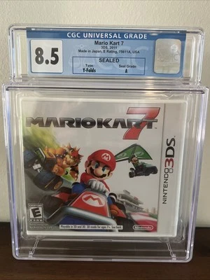 Mario Kart 7 (Nintendo 3DS) Brand New Factory Sealed White Label CGC Graded!! - Image 1 of 4
