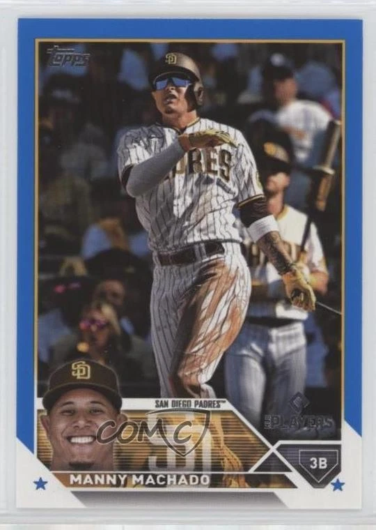 2023 Topps X MLB Players Exclusive Blue /150 Manny Machado #40 - Image 1 of 2