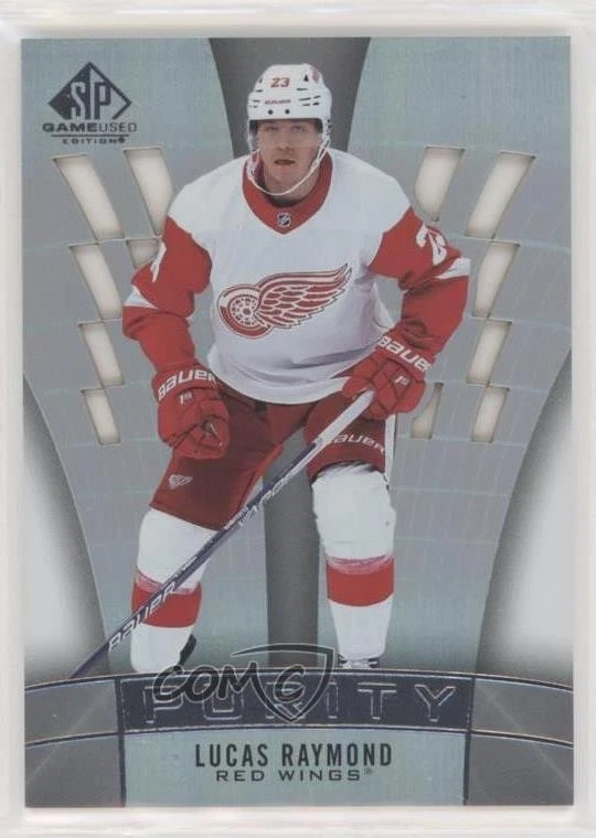2021-22 Upper Deck SP Game Used Purity Rookies Lucas Raymond #P-90 Rookie RC - Image 1 of 2