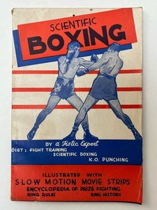 🥊1941 Scientific Boxing Novelty Booklet Illust. Ring Rules History 1 Day Ship👍 - Picture 1 of 9