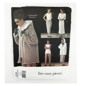 Vogue Pattern 2220 Misses’ Size 14-18 Reversible Jacket Dress Top Skirt Pants - Picture 1 of 3