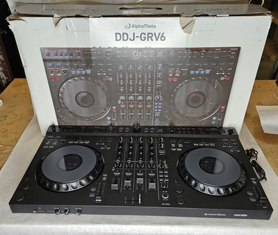 AlphaTheta DDJ-GRV6 4 Channel DJ Controller with Box  - Image 1 of 4