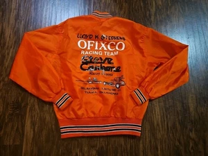 Vintage 1970s 80s OFIXCO Racing Team Jacket Size L Steve Carbone EUC - Picture 1 of 13