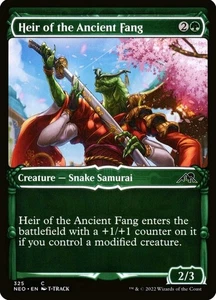 X 1 Heir of the Ancient Fang NM-M NEO Showcase MTG Magic The Gathering - Picture 1 of 2
