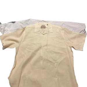 Bruno New York Men Yellow 2XL DRESS SHIRT - Picture 1 of 4