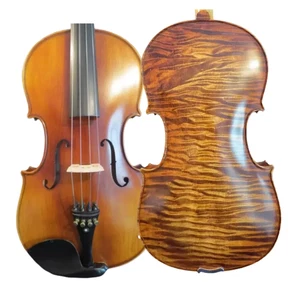 Beautiful SONG master 17" good viola,flames maple back,goodl sound #12421 - Picture 1 of 12