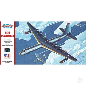 Atlantis Models 1:184 B-36 Prop Jet Peacemaker w/Stand Plastic Model Plane Kit - Picture 1 of 1