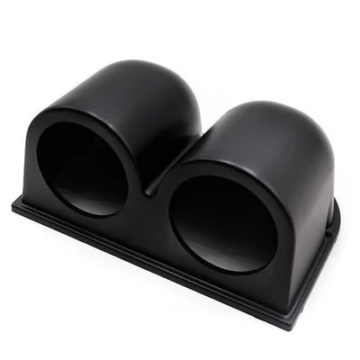 Support de pod de jauge de tableau de bord noir robuste pour double jauges autom - Image 1 of 4