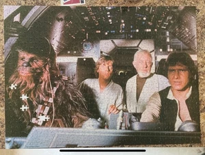 Star Wars 1000 Piece Jigsaw Puzzle By Kenner (missing 5 Pieces) - Picture 1 of 6