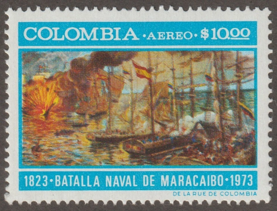 EDSROOM-20713 Colombia C587 MNH 1973 Batalla Completa de Maracaibo Foto 1 de 1